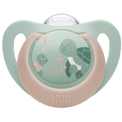 Silikonska duda NUK First Choice - 6-18 m, kornjaca