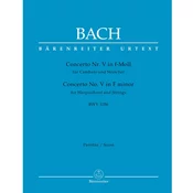 BACH J.S.:CONCERTO NO.5 BWV 1056 SCORE