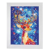 5D komplet za diamantno slikanje živali za otroke nad 6 let, 18x23 cm, vodoodporno platno, visokokakovostni kristalčki iz smole, ustvarjalna zabava, razvoj ročnih spretnosti, trening potrpežljivosti