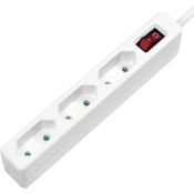 LOGILINK LogiLink LPS230 razdelilna letev s stikalom 3-kratni bela konusni vtič 1 kos, (20457902)
