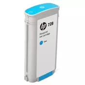 HP kartuša 728 za DSJ T730, T830 (F9J67A), (130ml), modra