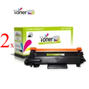 toner123 Komplet Brother TN-2590 XL/DCP - L2600, L2622, L2640/HL - L 2402, L2442, L2460/MFC - L2802, L2862, L2922 kompatibilna tonerja (2) - 2 x črna XL