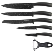 KINGHOFF Set kuhinjskih noževa KH1611 6/1 crni