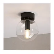 Plafonsko svetlo ELIAS 1xE14/5W/230V precnik 13 cm crna/prozirna