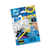 Northix Set aktivnosti z nalepkami Batman za otroke, ustvarjalna zabava in učenje