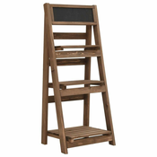 Stalak za biljke s 3 razine i plocom 40x30x90 cm od jelovine