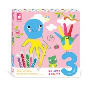 Janod My arts & crafts Kreativni set Risanje korak za korakom Živali