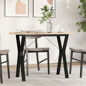 Blagovaonski stol Y-oblika 100x50x75,5 cm od borovine i celik