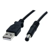 StarTech.com USB2TYPEM strujni kabel Crno 0,9 m USB A Barrel type M