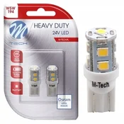 M-Tech OSRAM W5W LED ŽARNICA 24V T10 BELA DIODA M-TECH
