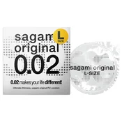 Sagami Original 0,02 L - kondom - ultra tanek - 58mm (1 kos)
