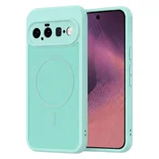 Hibridni ovitek HaloFrost II MagSafe za Google Pixel 11 - mint green