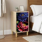 Vidaxl Nočna omarica KIEL Sonoma hrast 36 x 33 x 60 cm Inženirski les