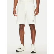 EA7 Emporio Armani Športne kratke hlače 7M000196 AF13554 U0005 Bela Regular Fit