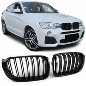 Mstyling Športna maska BMW X3 F25 LCI/X4 F26 črna sijaj M-izgled