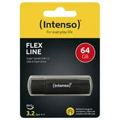 Intenso Flex Line 64 GB (black, USB-C and USB-A)