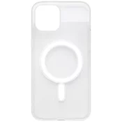 mobilNET plastični MagSafe ovitek za iPhone 15, prozoren