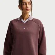 Nike Phoenix Fleece Womens Oversized Graphic Polo Top - Fleece