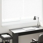 vidaXL Okenski nadstrešek Bela 140 x 25 x 4,5 cm PVC