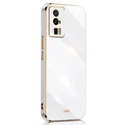 GIOPUEY ovitek za Xiaomi Poco F5 PRO 5G- bela