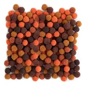 Akrilni Pom Poms, 1 cm - 120 kosov | Različne barve | Brown