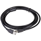 Akyga Akyga USB kabel USB-A vtič\, USB-B vtič 3.0 m črna AK-USB-12, (20578038)