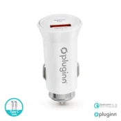 Auto punjac Pluginn PI-21S PD 20W QC 3.0 18W sa PD Type-C na Type-C kabel