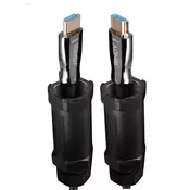 LINDY HDMI kabel HDMI 2.1 - HDMI, AOC hibridni, oklopljeni, 8K60Hz, M/M, 10m, crni 38527