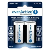 everActive Baterije alkaline everActive Pro Alkaline LR14 C - blister kartica - 2 kosa