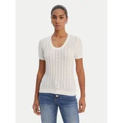 Fracomina Pulover FR26ST7031K547R9 Écru Regular Fit