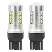 slomart AMiO LED žarnici Canbus 3030 24SMD T20 7443 W21/5W, bela