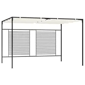 Sjenica s pomicnim krovom 3 x 4 x 2,3 m krem 180 g/m2