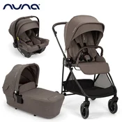 nuna otroški voziček 3v1 ixxa™ next + lytl™ + pipa™ urbn chestnut
