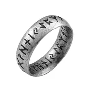 Prstan Double Letter Rune - SS8-R136 Retro