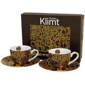 shumee Komplet dveh skodelic za espresso Klimt Tree