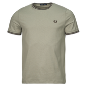 Fred Perry Majice s kratkimi rokavi TWIN TIPPED T-SHIRT Siva