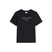 TOMMY HILFIGER Majica Essential  rdeča / črna / bela