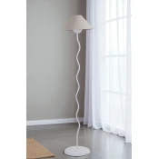 Podna lampa Eva, Bela