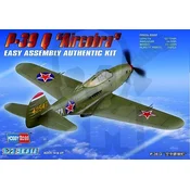 shumee Boss-80240 Ameriški P-39 Q Aircobra 1:72