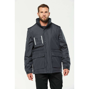 WK6106 DETACHABLE-SLEEVED WORKWEAR PARKA