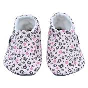Snugi copat CK2610 Leopard print and Hearts barefoot D rose 30-31