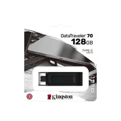 KINGSTON DataTraveler 70, 128 GB, USB-C 3.2 Gen1