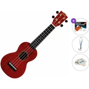 Mahalo MS1TRD Standard SET Transparent Red Soprano ukulele