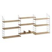 Hanah Home Laba Polica za knjige 85x216x20cm, Bež