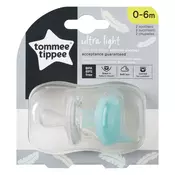 Tommee Tippee silikonska duda varalica ultra light 0 - 6 mjeseci, 2 kom.