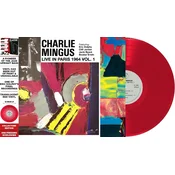 Charlie Mingus - Live in Paris 1964 Vol.1 (Deluxe Edition) (Limited Edition) (Remastered) (Transparent Red Coloured) (LP)