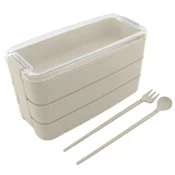 aptel Prenosna lunch box posoda za hrano 900ML + pribor bež