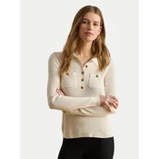 LAUREN RALPH LAUREN Pulover 200P03459003 Kremna Slim Fit