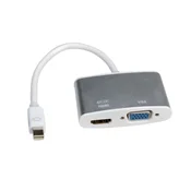 ROLINE adapter, Mini DisplayPort - HDMI/VGA, Mini DP M - HDMI/VGA F 12.03.3161-5