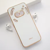 Maska Fresh Electroplated za Nothing Phone 2a bela